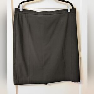 Ann Taylor seasonless stretch black suit skirt